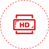 Ikona obrazująca rozdzielczość HD