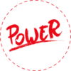 ikona z napisem power